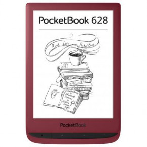   PocketBook 628, Ruby Red (PB628-R-CIS)