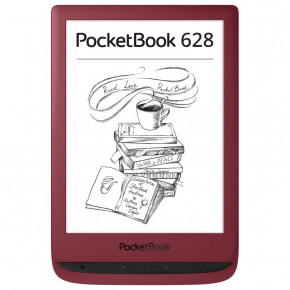   PocketBook 628 Touch Lux 5, Ruby Red (PB628-R-WW)