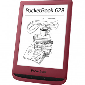   PocketBook 628 Touch Lux 5, Ruby Red (PB628-R-WW) 5