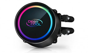    DeepCool Gammaxx L240 A-RGB (DP-H12CF-GL240-ARGB), Intel: LGA2066/2011/1151/1150/1155/LGA1366, AMD: AM4/AM3+/AM3/AM2+/AM2/FM2+/FM2/FM1, 282x120x27 , 4-pin 5