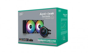    DeepCool Gammaxx L240 A-RGB (DP-H12CF-GL240-ARGB), Intel: LGA2066/2011/1151/1150/1155/LGA1366, AMD: AM4/AM3+/AM3/AM2+/AM2/FM2+/FM2/FM1, 282x120x27 , 4-pin 10