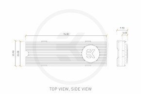  EKWB EK-M.2 NVMe Heatsink - Red 4