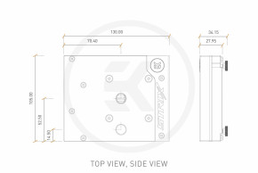  EKWB EK-FB ASUS Strix X299-E RGB Monoblock - Nickel 11