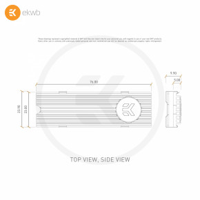   EKWB EK-M.2 NVMe Heatsink - Green (2)