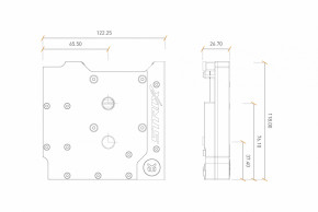  EKWB EK-FB ASUS Z270E Strix RGB Monoblock - Nickel 10