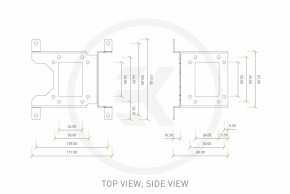  EKWB EK-UNI Pump Bracket (120mm FAN) Vertical 4839K 8