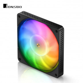  Jonsbo HF1215 Black RGB (120mm, 700-1800RPM, 29.7dB, 4pin+LED 3pin) 6