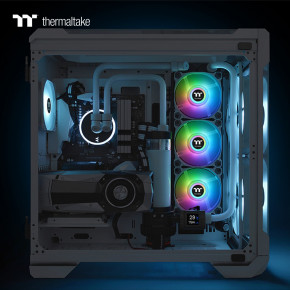   Thermaltake Pure Duo 12 ARGB Sync Radiator Fan White (2-Fan Pack) 7