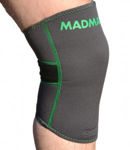  MadMax MFA-294 Zahoprene Knee Support Dark Grey/Green S 4