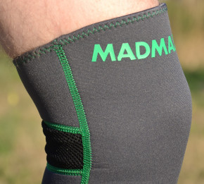  MadMax MFA-294 Zahoprene Knee Support Dark Grey/Green S 7