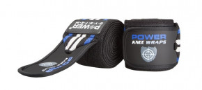    Power System Knee Wraps PS-3700 Blue/Black (VZ55PS-3700_Blue-Black) 3