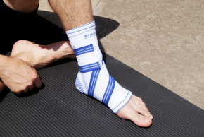  Power System Ankle Support Pro PS-6009 L/XL Blue/White (VZ55PS-6009_L/XL_White-Blue) 5