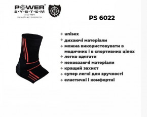   Power System Ankle Support Evo PS-6022 L Black/Orange (VZ55PS_6022_L_Black/Orange) 10