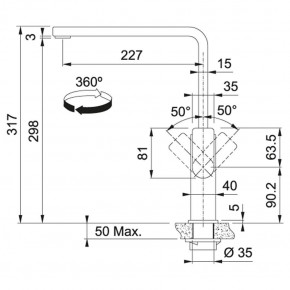  Franke Mythos Swivel  (115.0550.441)  3