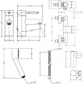       Genebre Tau 03TA1-shower (65135184566+65110184566) 3