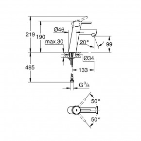    Grohe Concetto M-Size 23451001 4