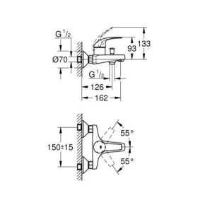  Grohe BauCurve (23599000) 3