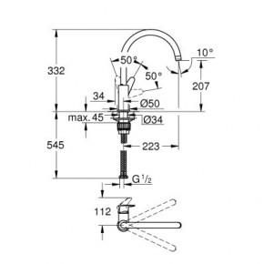  Grohe BauCurve (31231001) 3