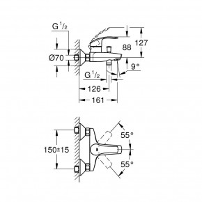     Grohe Eurosmart 123246 M (23324001+33300002+27926000) 7