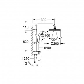     Grohe Eurosmart (23324001+33300002+27389002) (123246R) 5