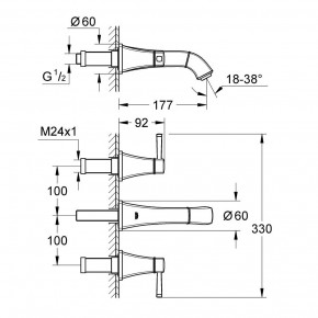      Grohe Grandera 20414IG0 3