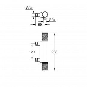     Grohe Grohtherm 1000 Performance 34778000 3