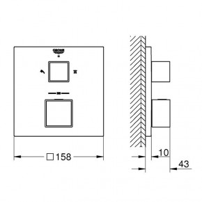  Grohe Grohtherm Cube 24154000 5