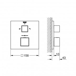  Grohe Grohtherm Cube 24155000 3