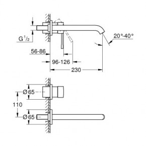  Grohe L-Size Essence (19967001/29193001) 3