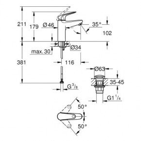  Grohe M-Size Euroeco (24267001) 5