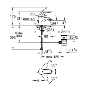    Grohe Euroeco 23263000 3