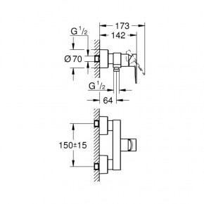    Grohe Lineare 33865001 3