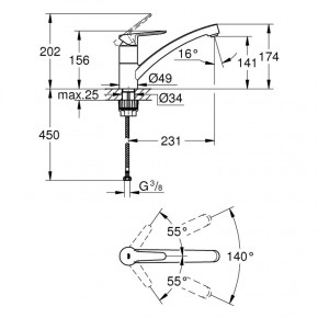    Grohe BauEco 31680000 3