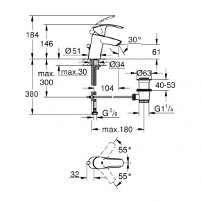    Grohe Eurosmart 33265002 3