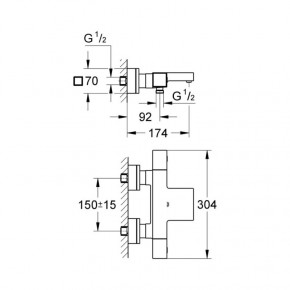     Grohe Grohtherm Cube 34497000 3