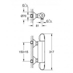     Grohe Grohtherm 1000 34143003 3