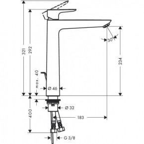  Hansgrohe Talis E 240 71716670 5