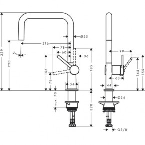  Hansgrohe Talis M54 (72806670) 3