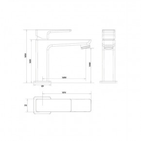    Omnires Parma white (PM7410CRB)  5