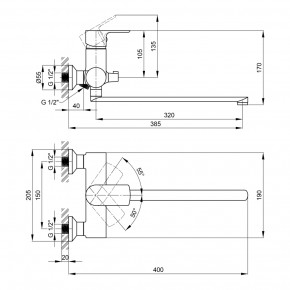    Qtap Flaja 3210102GC 3