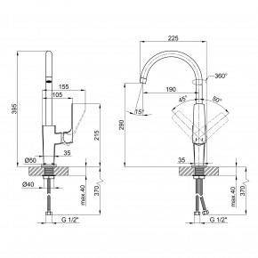    Qtap Letel 9053104UC 3