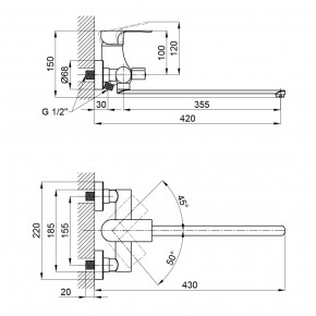    Qtap Milada 3227107GC 3