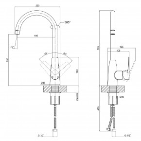    Qtap Terezin 9024101UC 3