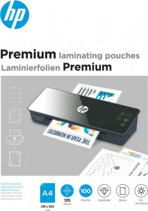    HP Premium Laminating Pouches, A4, 125 Mic, 216x303, 100  (9124)