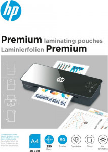    HP Premium Laminating Pouches, A4, 250 Mic, 216x303, 50  (9125)