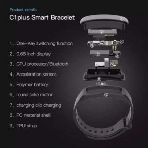 - Goral Smart Bracelet C1 Plus Black 3