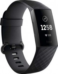 - Fitbit Charge 3 Black/Graphite (FB409GMBK) Certified Refurbished