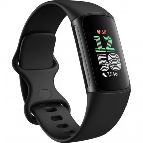 - Fitbit Charge 6 Obsidian/Black Aluminum 