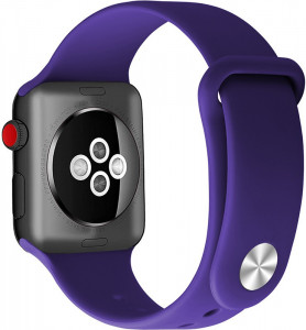  UWatch Silicone Strap for Apple Watch 38/40 mm Deep Purple #I/S 3