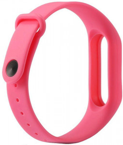  UWatch Replacement Silicone Band For Xiaomi Mi Band 2 Rose red #I/S 3